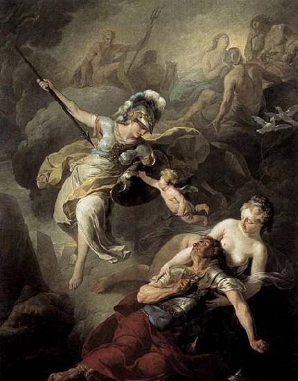 Joseph Benoit Suvee The Combat of Mars and Minerva